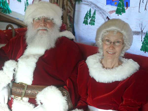 Santa Claus at the Fullerton Train Museum