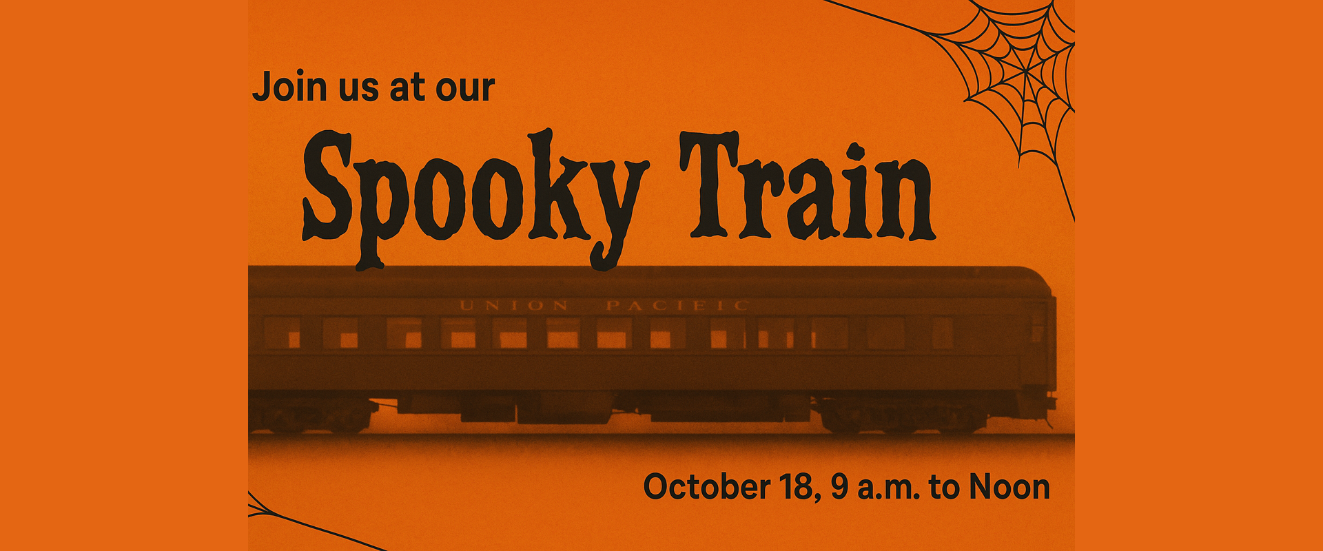 Spooky Train — Oct 18, 9 a.m. to Noon